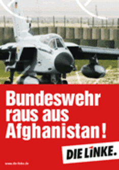 Plakat: Raus aus Afghanistan