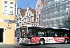Bus auf Ingolstädter Rathausplatz
